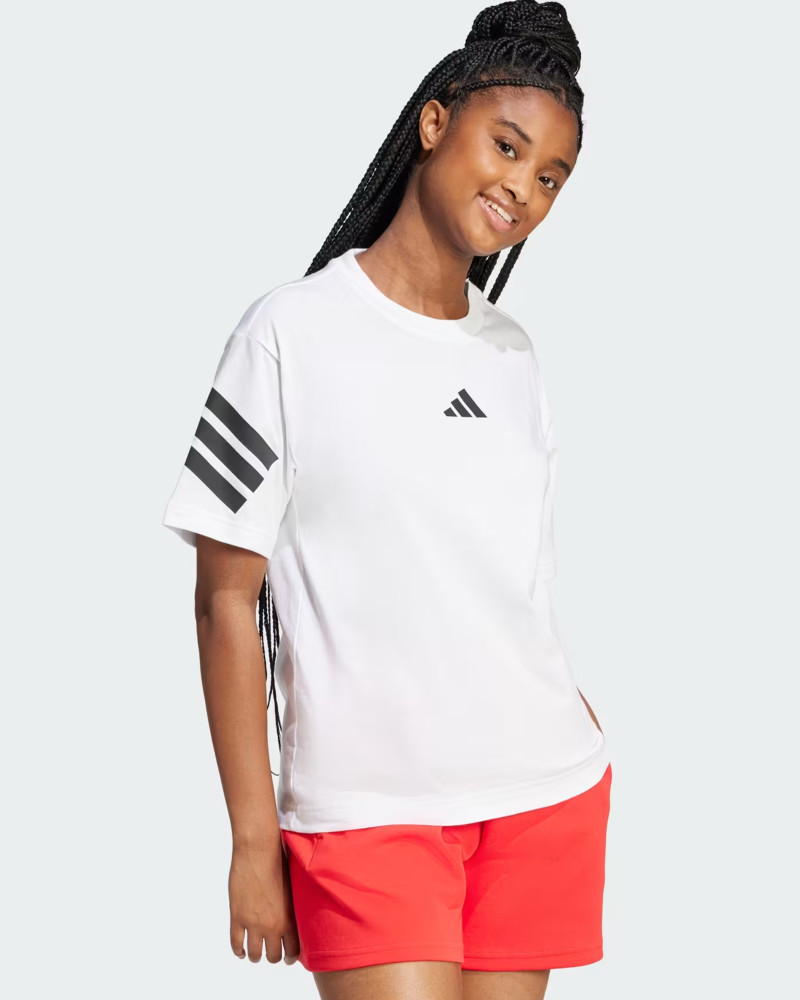 Women's T-shirt Adidas W FI 3S TEE white JE0238
