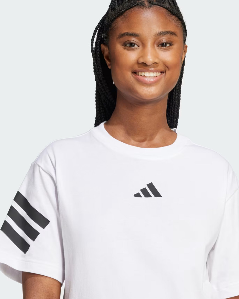 Women's T-shirt Adidas W FI 3S TEE white JE0238
