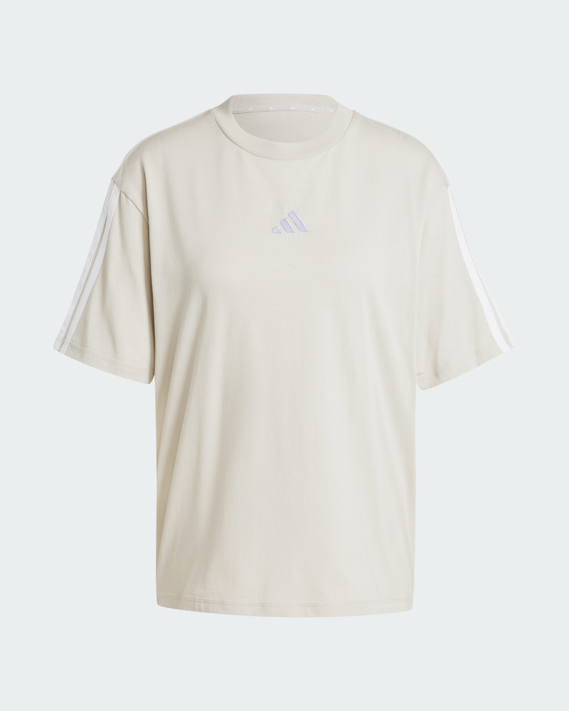 Футболка жіноча Adidas W 3S SJ BF T бежева JE1219