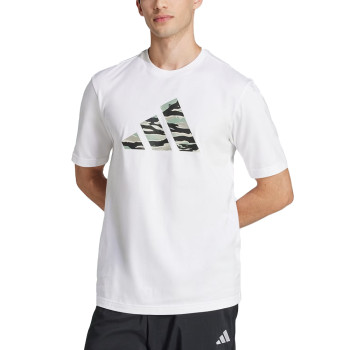 Men's T-shirt Adidas M C CAMO LOGO T white JI6770