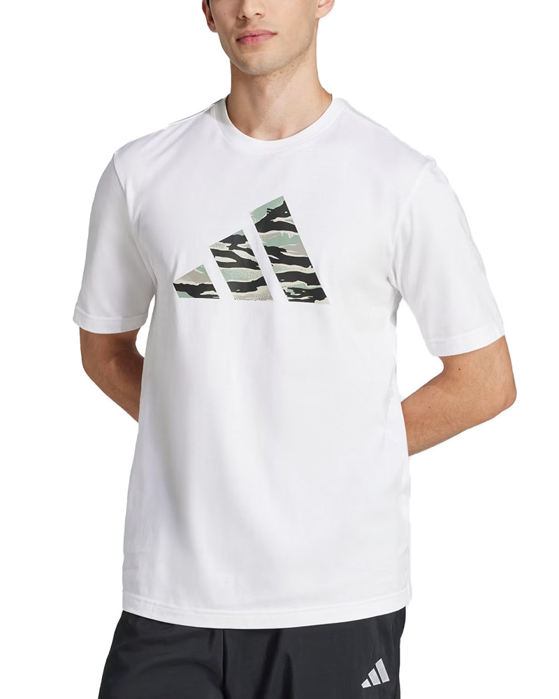 Men's T-shirt Adidas M C CAMO LOGO T white JI6770