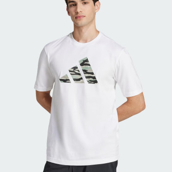 Men's T-shirt Adidas M C CAMO LOGO T white JI6770