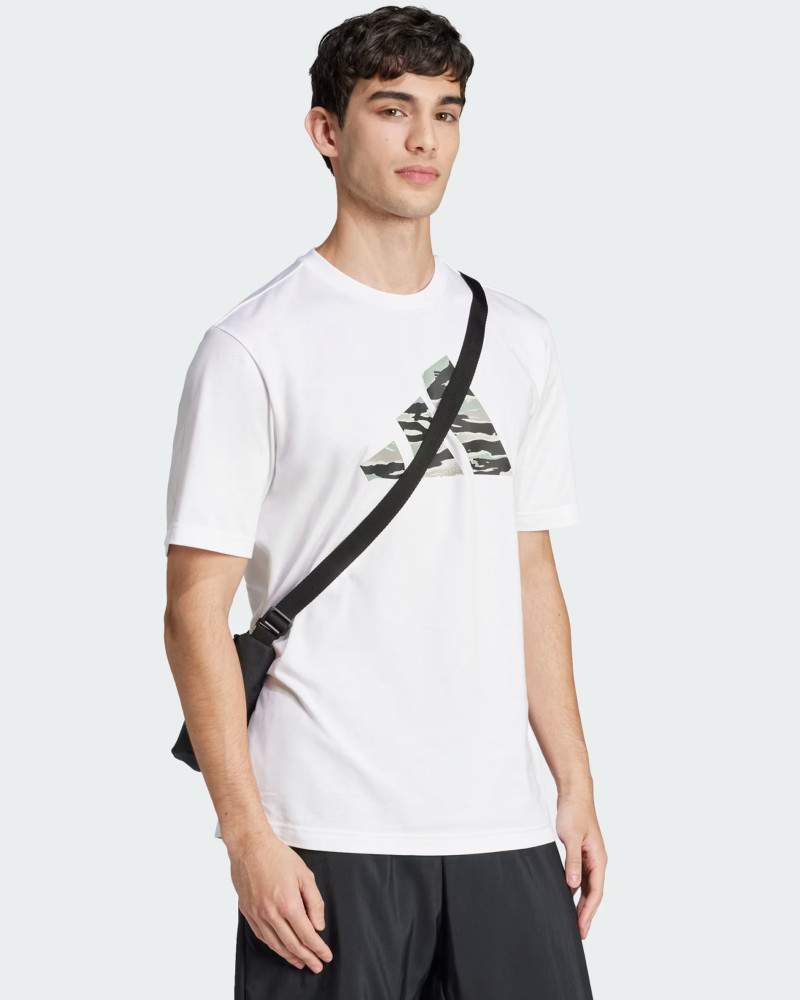 Men's T-shirt Adidas M C CAMO LOGO T white JI6770