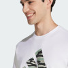 Men's T-shirt Adidas M C CAMO LOGO T white JI6770