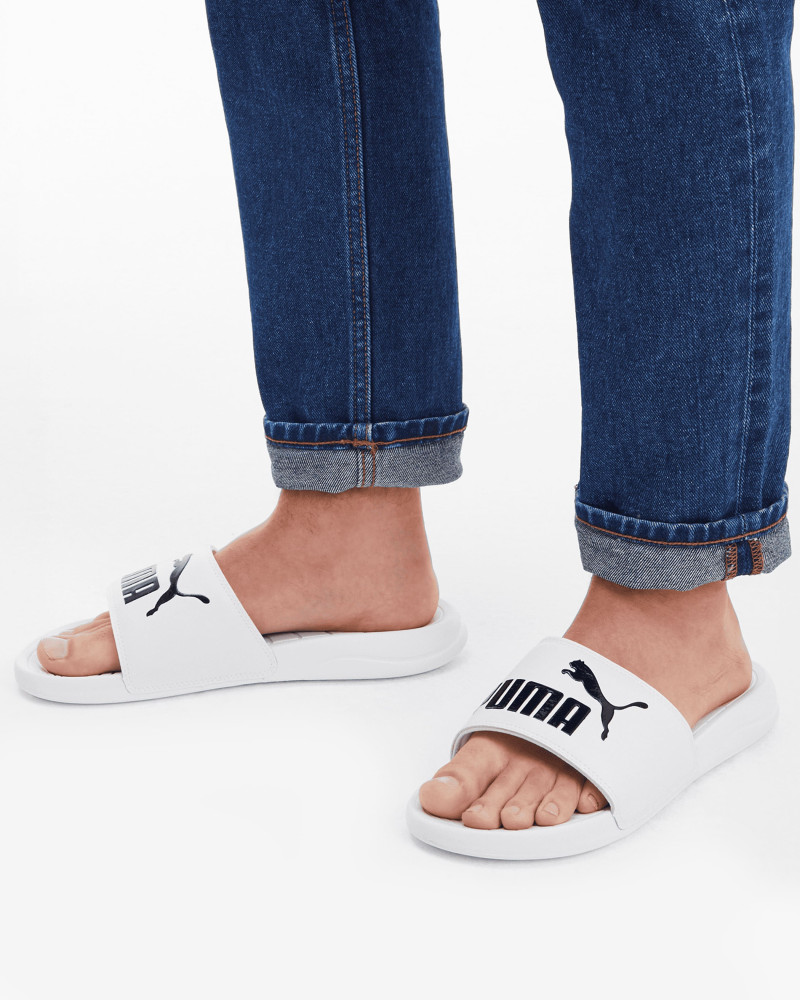 Women's slides Puma Popcat 20 white 37227902