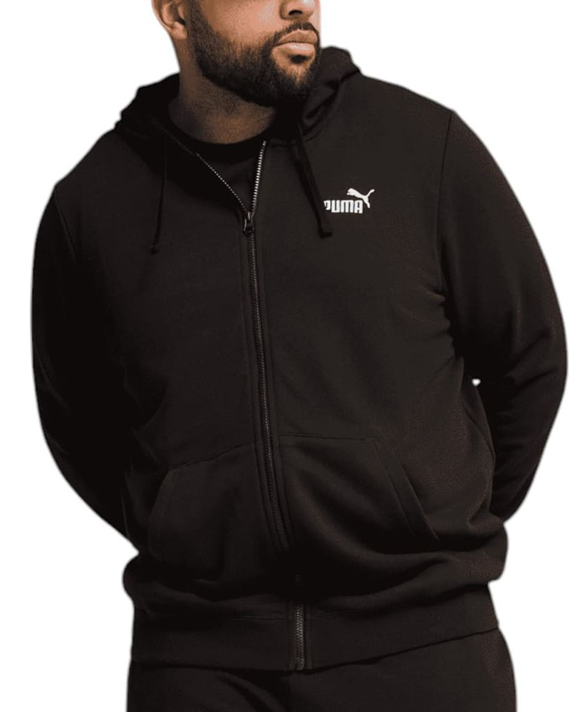 Sudadera de hombre Puma ESS Full-Zip Hoodie negra 68258801