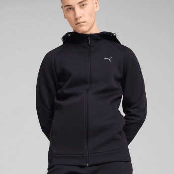 Sudadera de hombre Puma EVOSTRIPE Full-Zip Hoodie azul 68461316