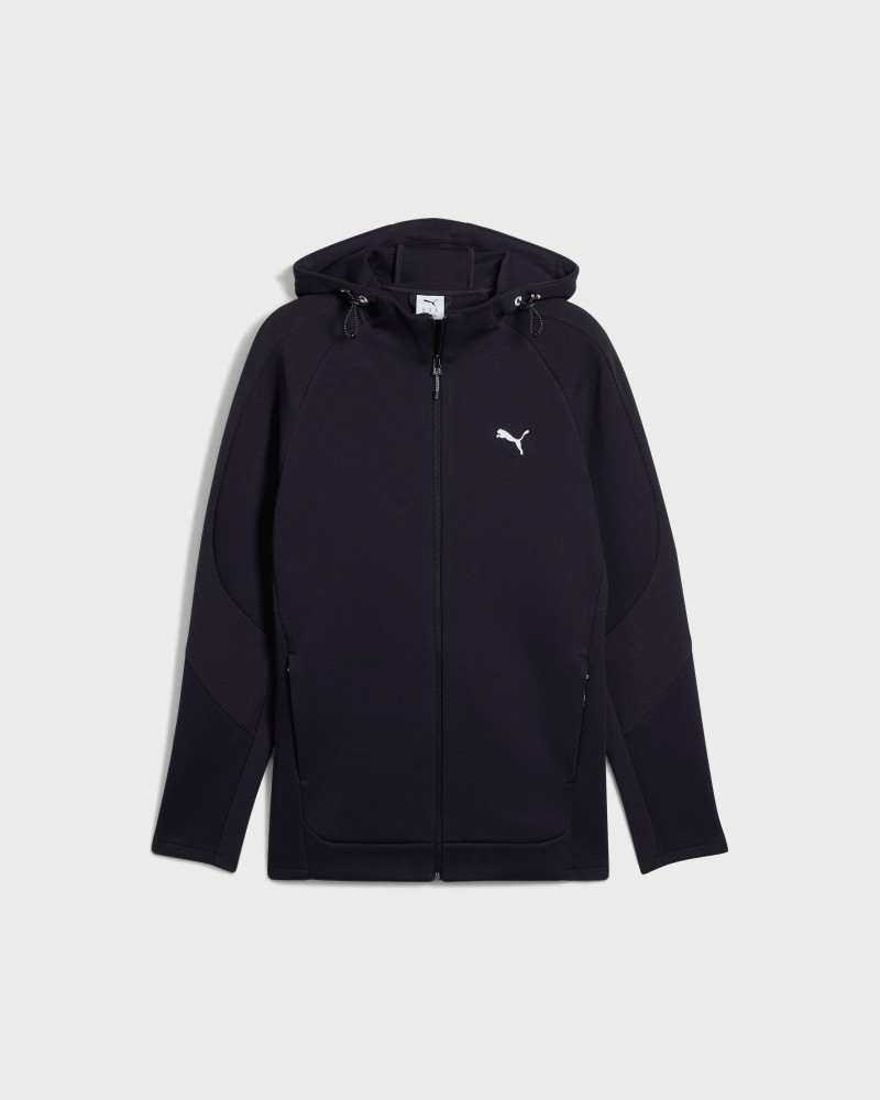 Sudadera de hombre Puma EVOSTRIPE Full-Zip Hoodie azul 68461316