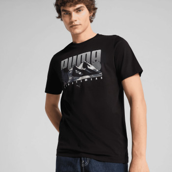 Camiseta de hombre Puma GRAPHICS Mountain Tee negra 68482801