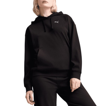Sudadera de mujer Puma ESS ELEVATED Comfort Hoodie negra 68502301