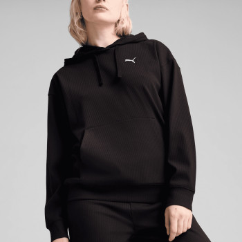 Sudadera de mujer Puma ESS ELEVATED Comfort Hoodie negra 68502301