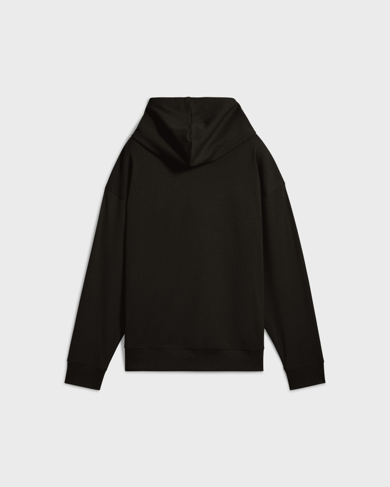 Sudadera de mujer Puma ESS ELEVATED Comfort Hoodie negra 68502301