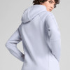 Sudadera de mujer Puma EVOSTRIPE Full-Zip Hoodie azul claro 68505047