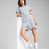 Pantalones cortos de mujer Puma HER High-Waist Shorts azul claro 68506247