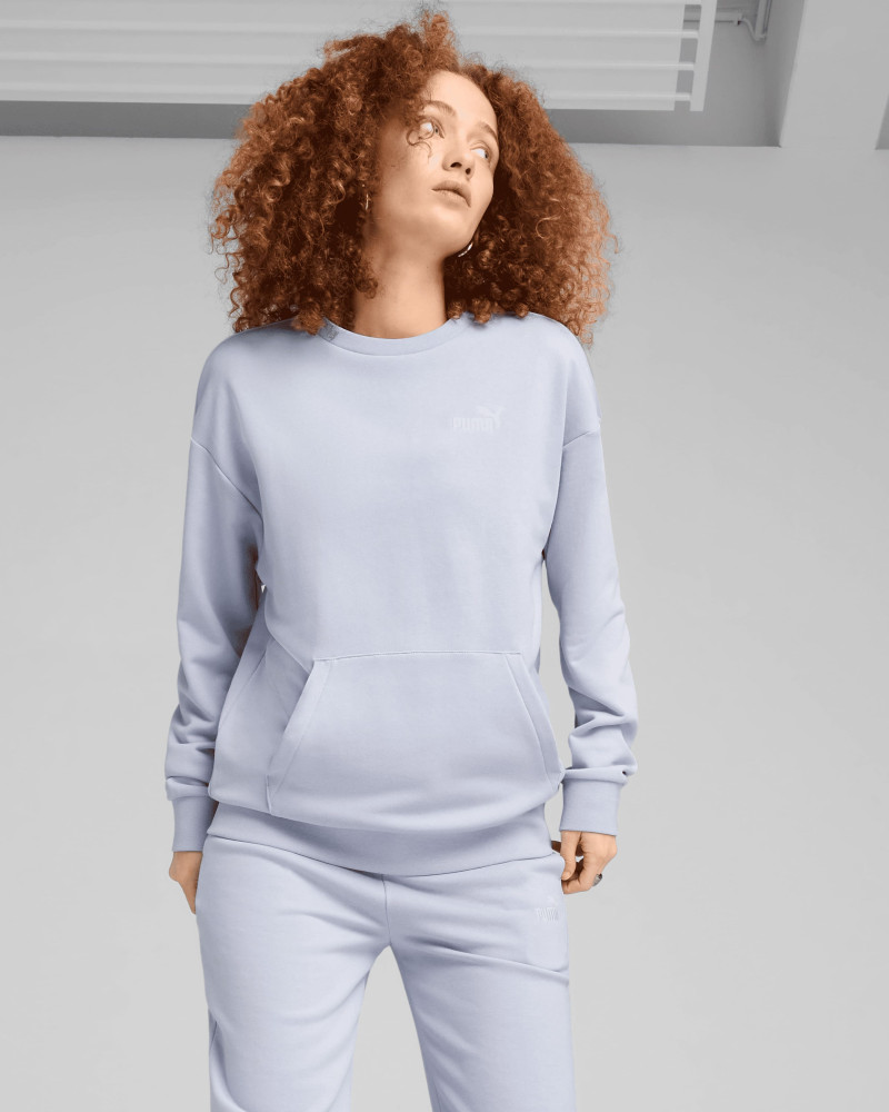 Women's tracksuit Puma Relaxed Sweat Suit TR cl light blue 68507447