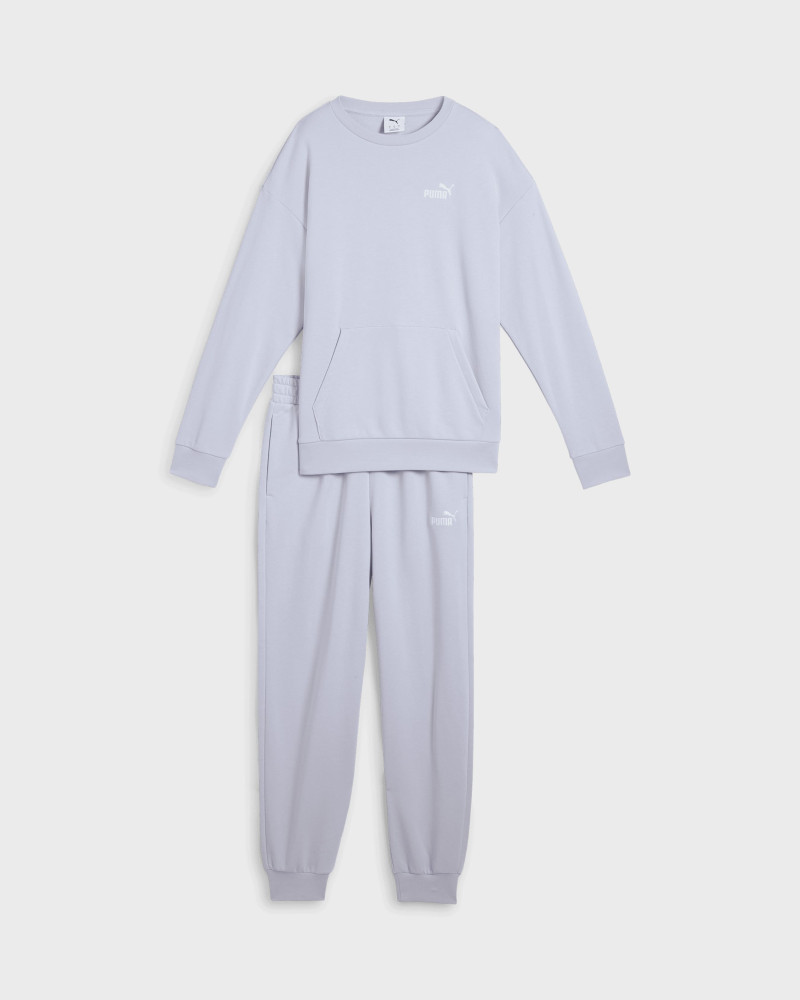 Women's tracksuit Puma Relaxed Sweat Suit TR cl light blue 68507447