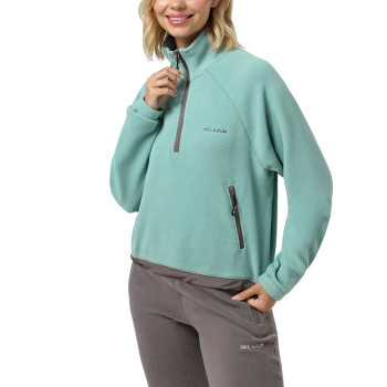 Women's sweatshirt Larum Allure green 372506-310