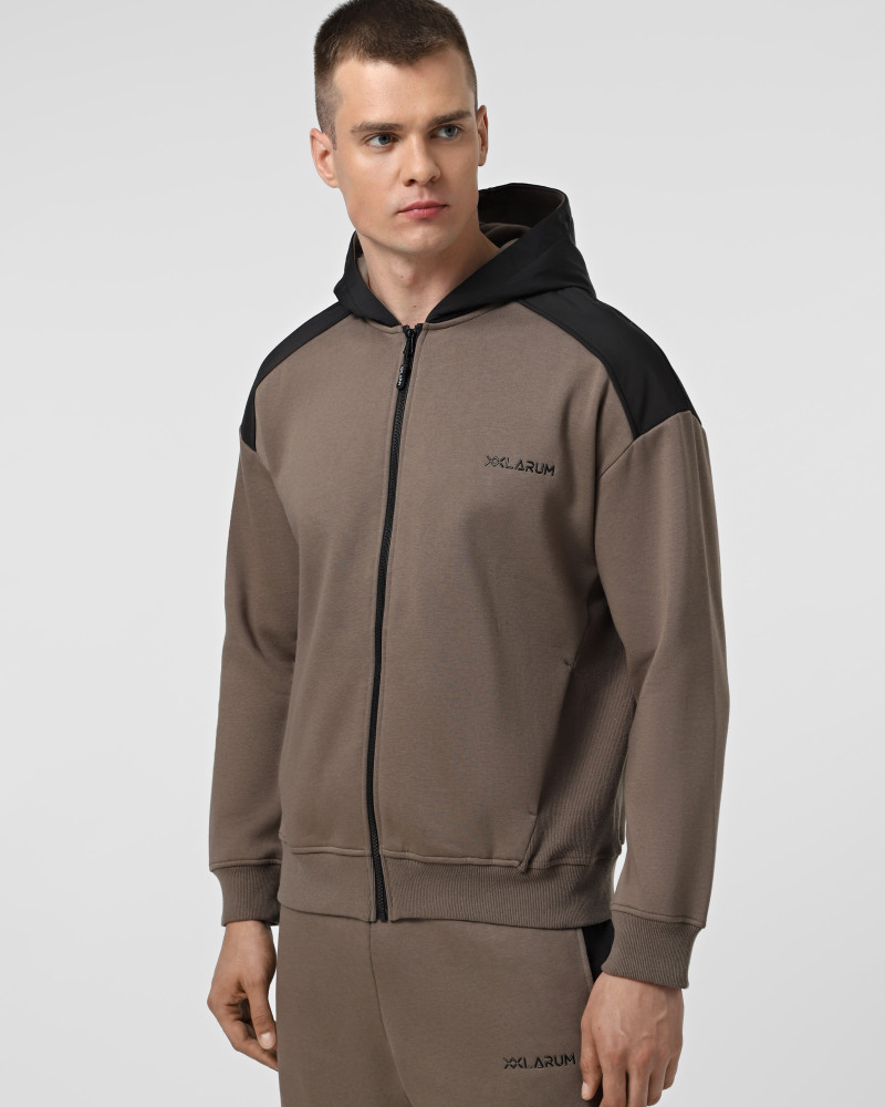 Men's hoodie Larum Emiliano brown 372508-200