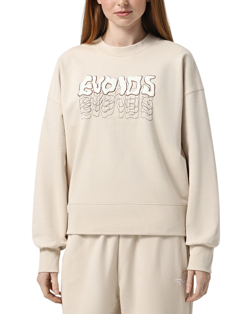 Women's sweatshirt Evoids Gemma beige 552558-125