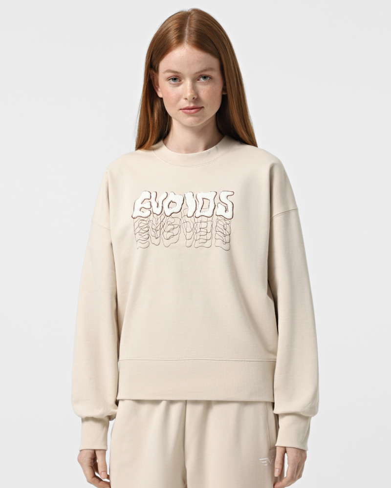 Women's sweatshirt Evoids Gemma beige 552558-125