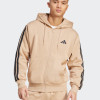 Толстовка чоловіча Adidas M 3S FL FZ HD бежева JX0745