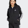 Women's hoodie Adidas W 3S FL FZ HD black JE1283