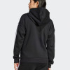 Women's hoodie Adidas W 3S FL FZ HD black JE1283