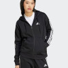 Women's hoodie Adidas W 3S FL FZ HD black JE1283