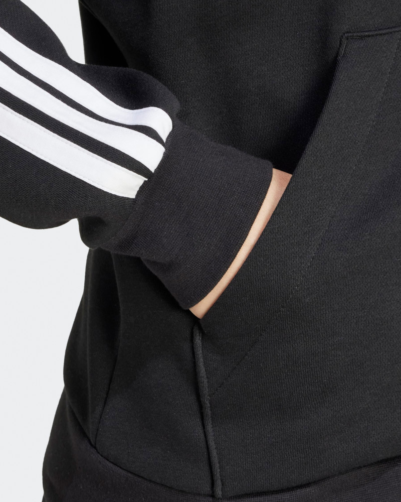 Women's hoodie Adidas W 3S FL FZ HD black JE1283