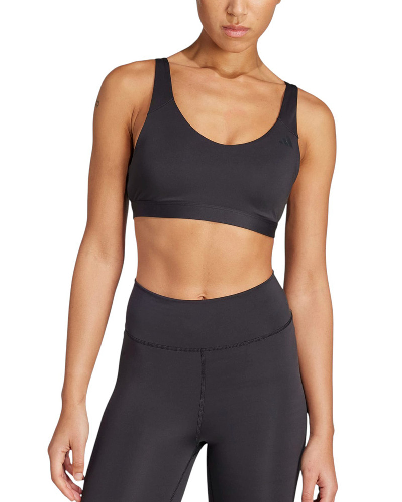 Women's sports bra Adidas ALL ME ESS MS black JL5491