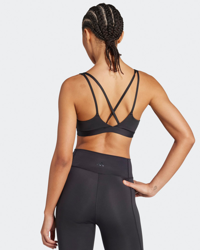 Women's sports bra Adidas ALL ME ESS MS black JL5491