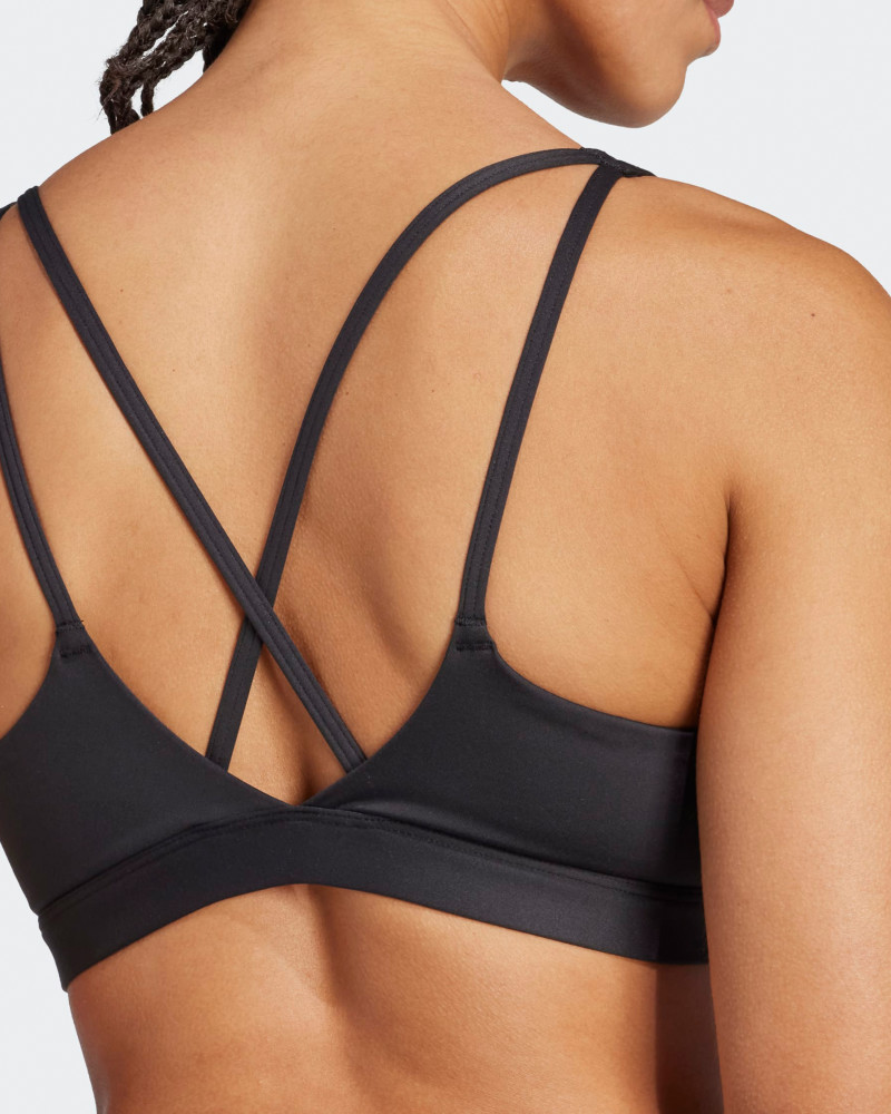 Women's sports bra Adidas ALL ME ESS MS black JL5491