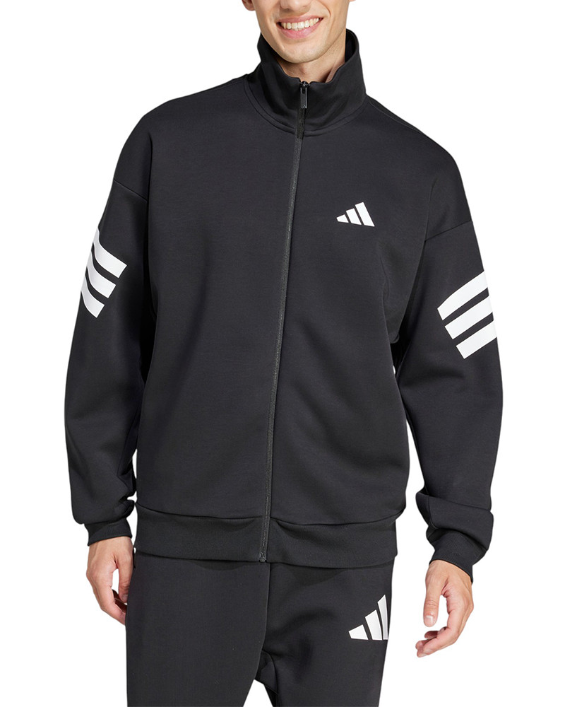 Толстовка чоловіча Adidas M FI 3S TT чорна JD4885