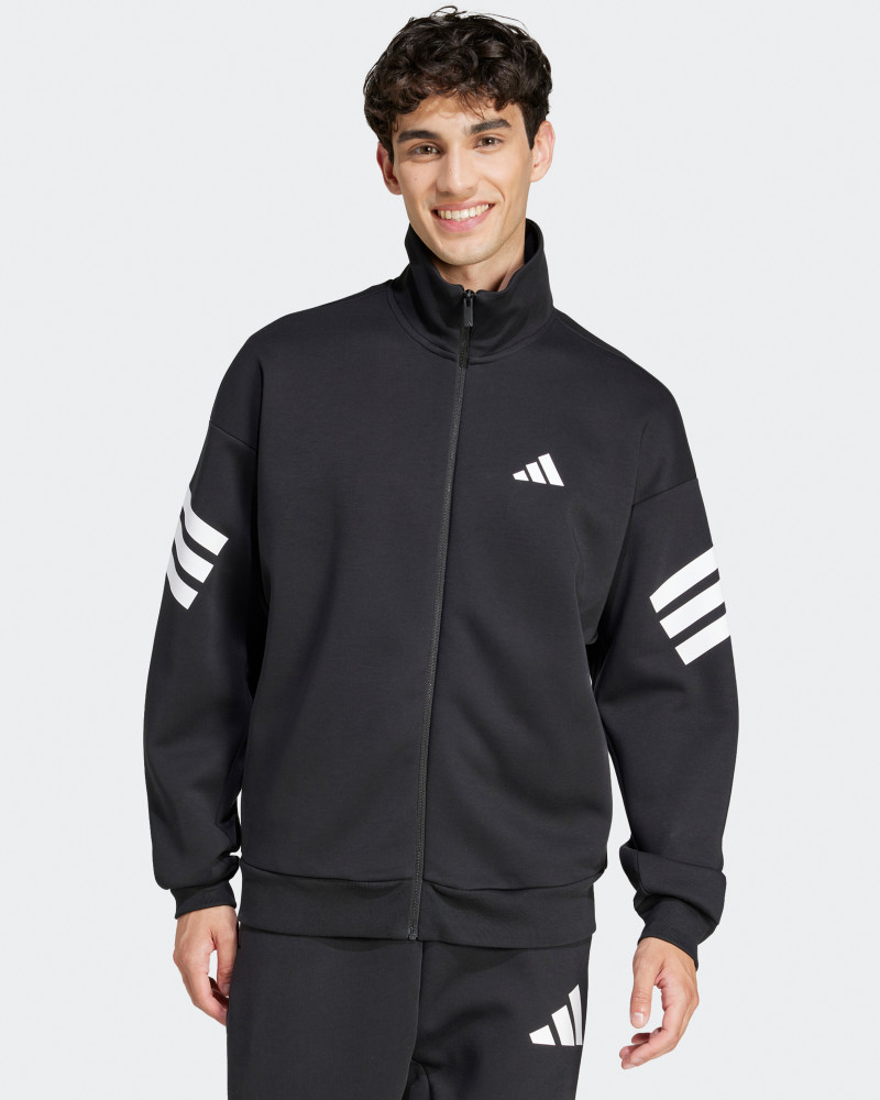 Толстовка чоловіча Adidas M FI 3S TT чорна JD4885