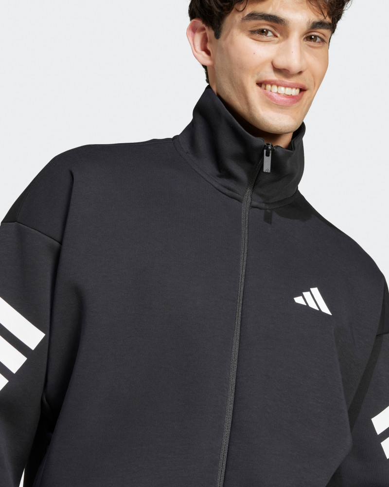 Толстовка чоловіча Adidas M FI 3S TT чорна JD4885