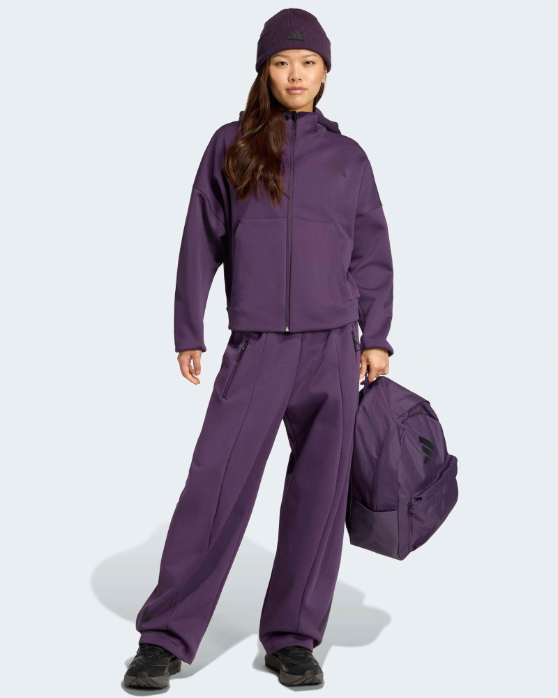 Women's hoodie Adidas W Z.N.E. FZ purple KC4569