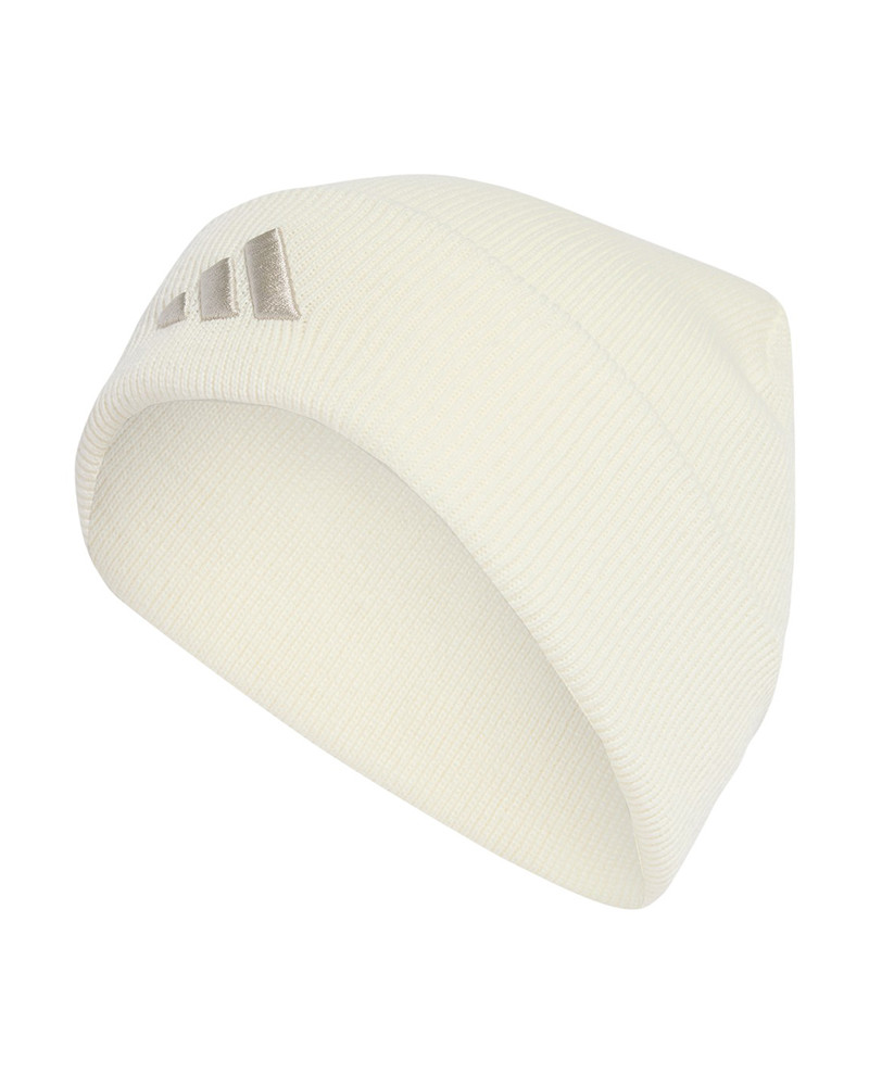 Gorra Adidas NEW LOG BEA CUF color blanco lechoso JX5745