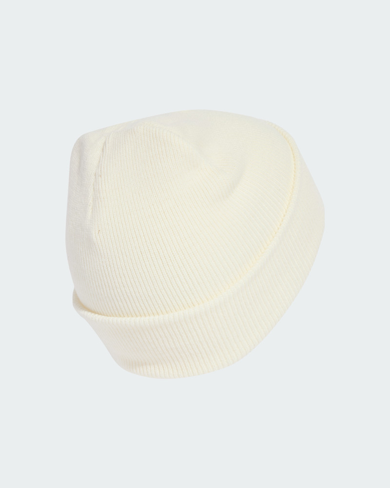 Gorra Adidas NEW LOG BEA CUF color blanco lechoso JX5745