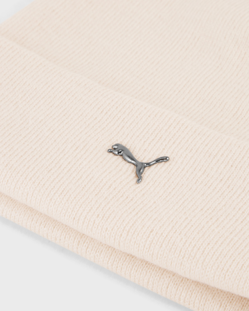Шапка  Puma METAL PUMA CAT High Crown Beanie молочна 02640404