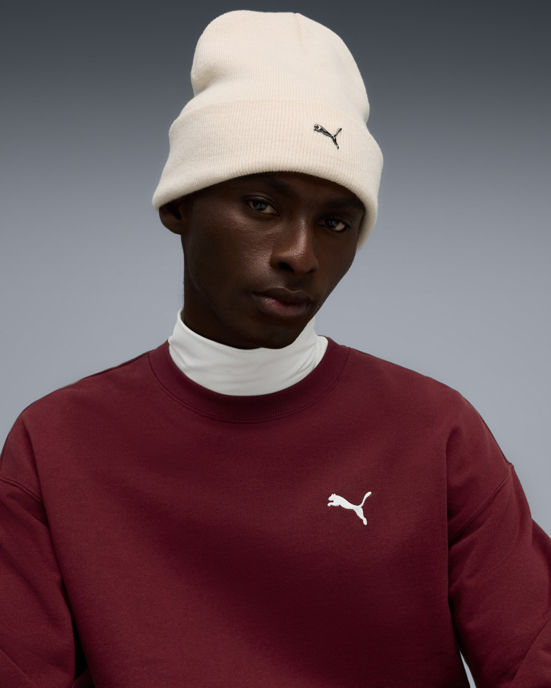 Шапка  Puma METAL PUMA CAT High Crown Beanie молочна 02640404