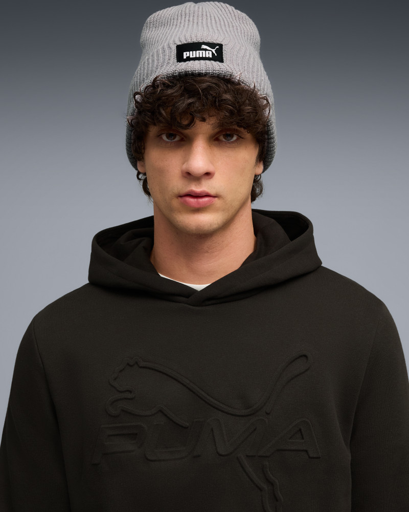Шапка  Puma ESS High Crown Beanie сіра 02641002