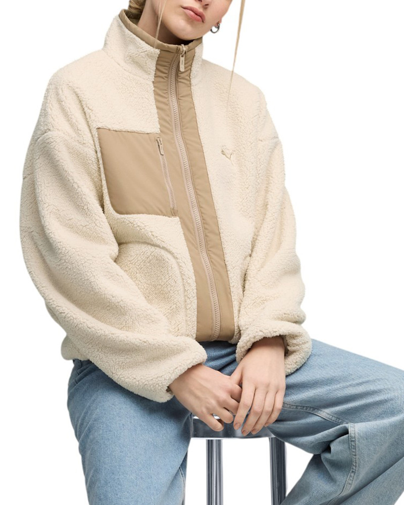 Women's jacket Puma Reversible Sherpa Jacket beige 68838687