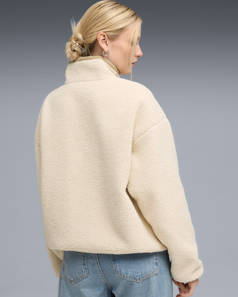 Women's jacket Puma Reversible Sherpa Jacket beige 68838687
