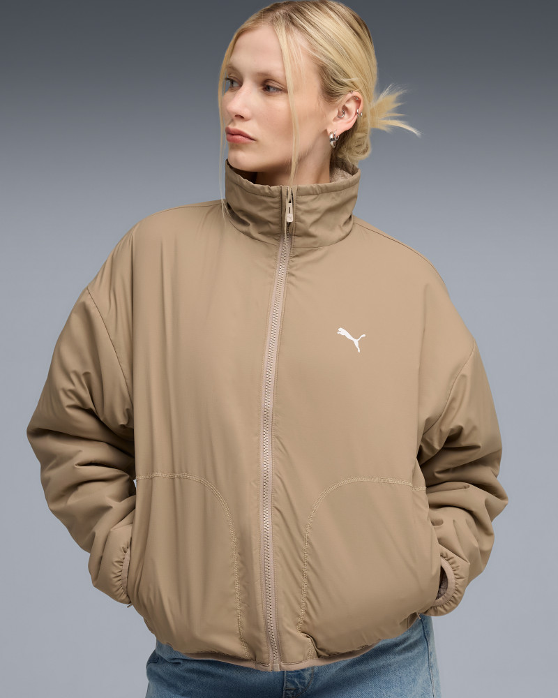 Women's jacket Puma Reversible Sherpa Jacket beige 68838687