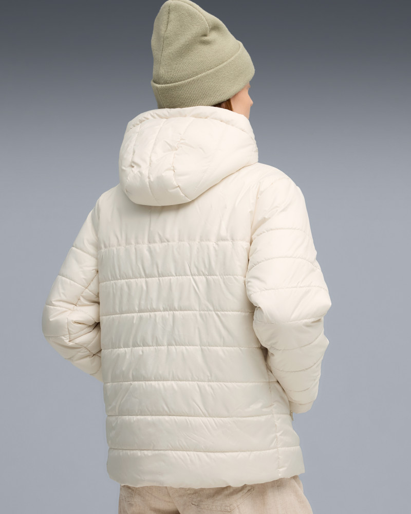 Women's jacket Puma ESS Hooded Padded Jacket cream 68523187