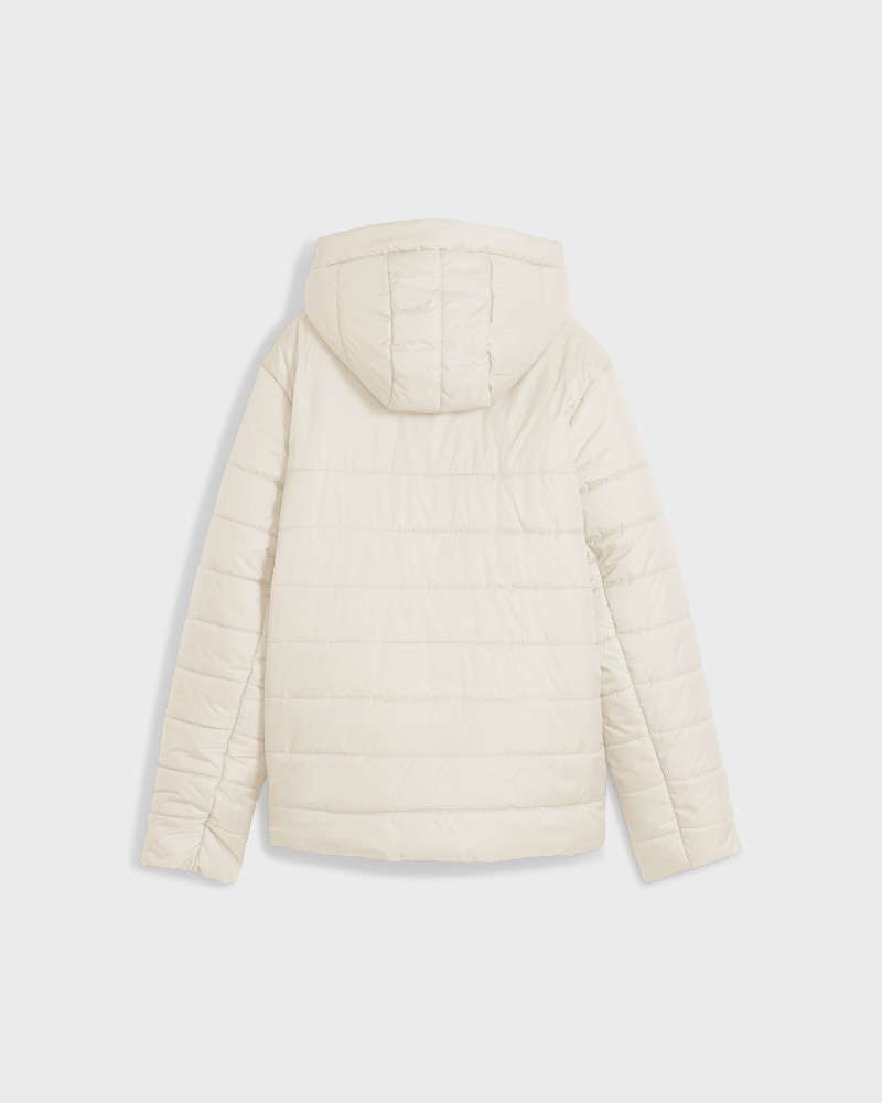 Women's jacket Puma ESS Hooded Padded Jacket cream 68523187