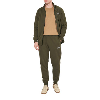 Men's tracksuit Puma ESS Sweat Suit FL khaki 68817570
