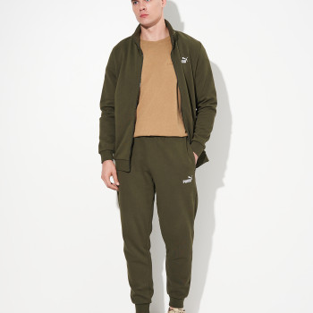 Men's tracksuit Puma ESS Sweat Suit FL khaki 68817570