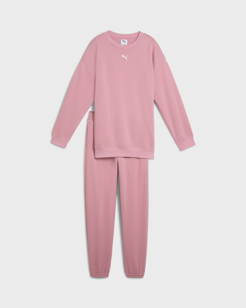 Kids' tracksuit Puma Loungewear Sweat Suit pink 68972765