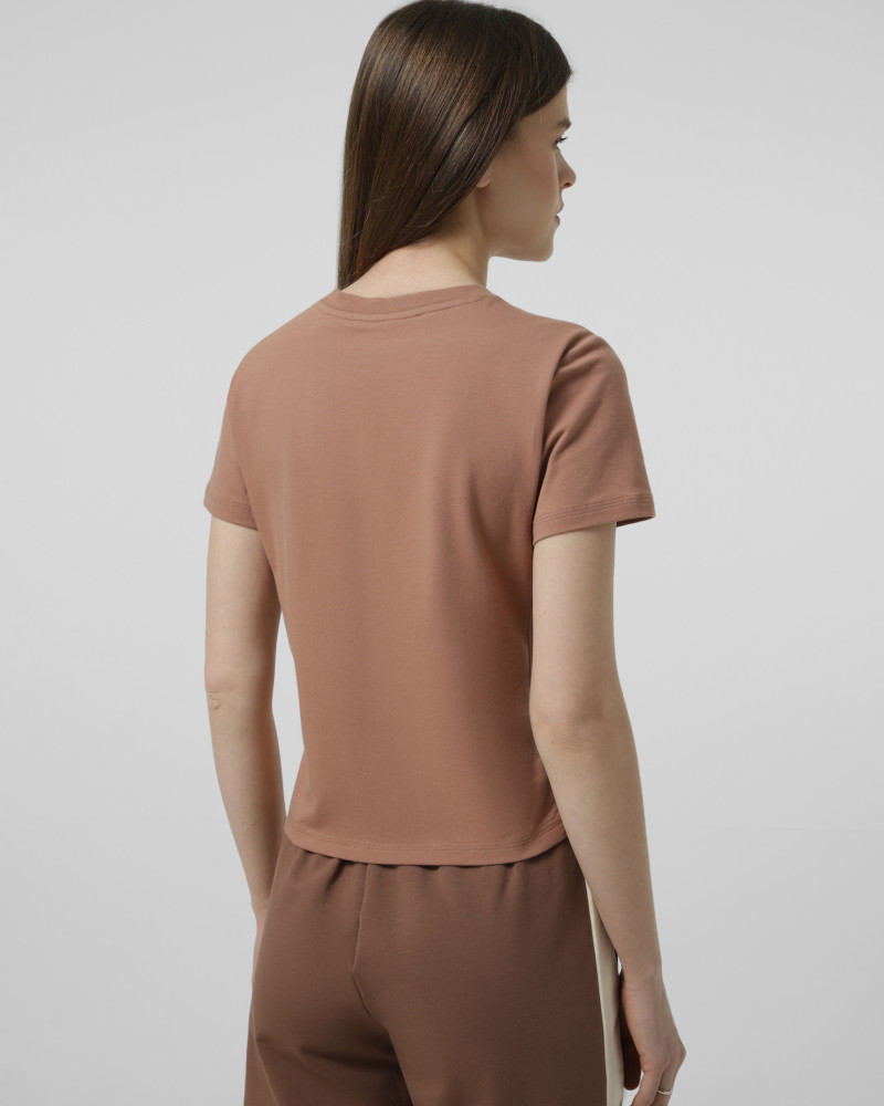Camiseta de mujer Evoids Lyvora marrón 112601-200